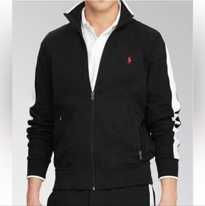 POLO Ralph Lauren Men’s Full-Zip Black Interlock Track Jacket Size 4XLT Classic